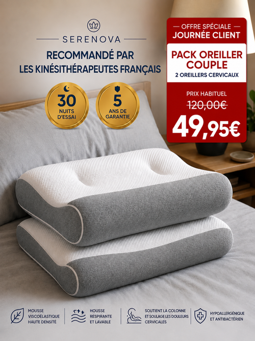 Serenova PREMIUM™ | L’Expérience de Sommeil Ultime [1 ACHETÉ = 1 OFFERT]