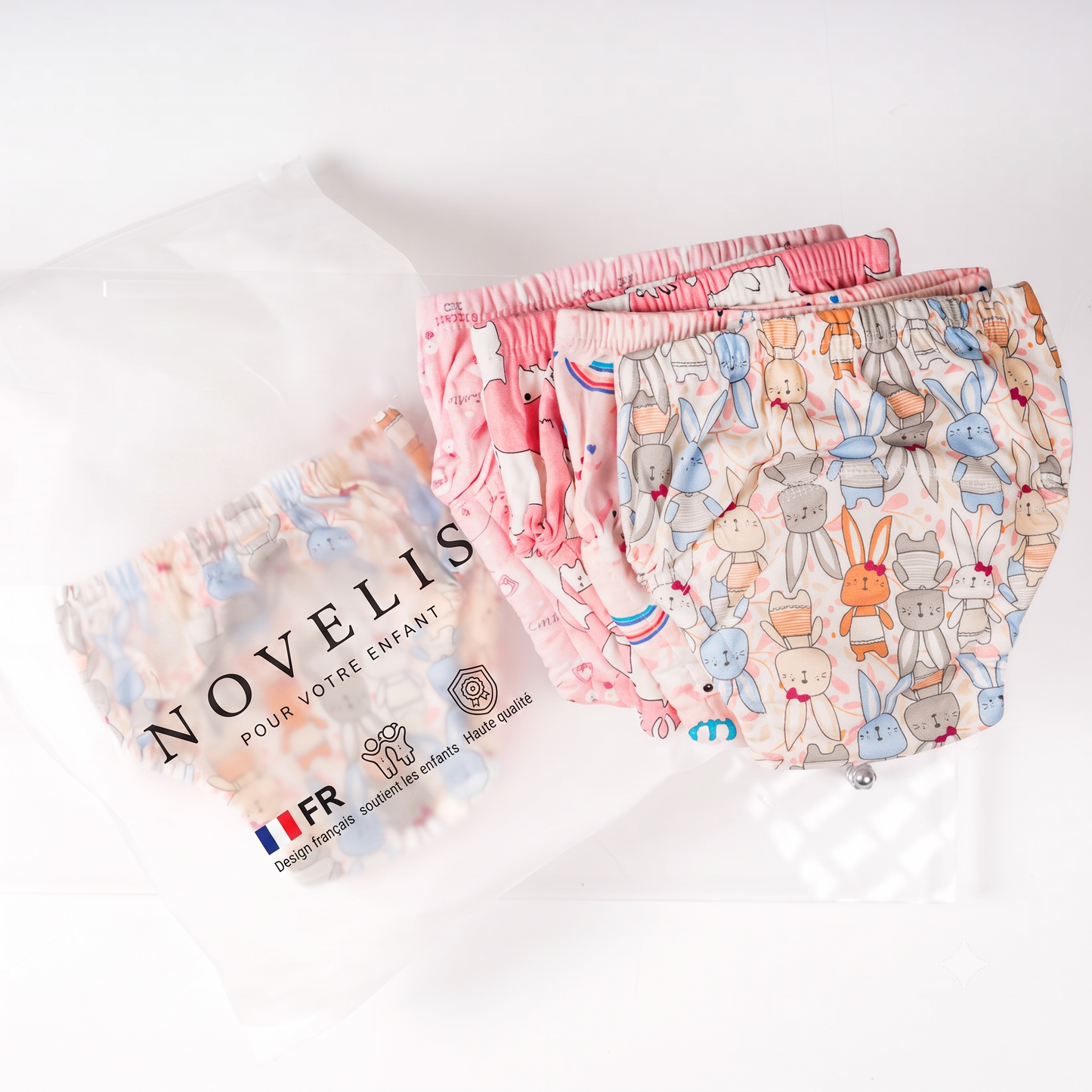 Sous-vêtements ECO pour l'apprentissage de la propreté - (Lot de 4)