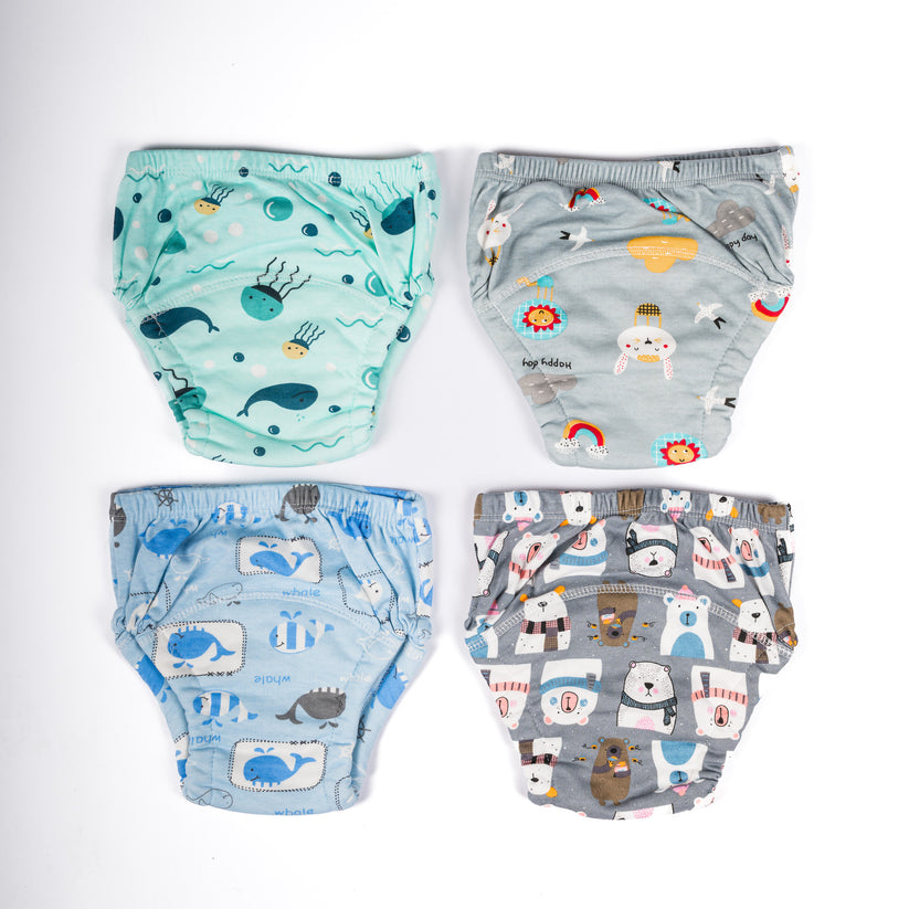 Sous-vêtements ECO pour l'apprentissage de la propreté - (Lot de 4)